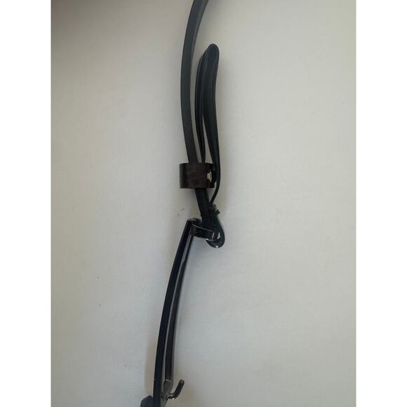 Gucci 10s Black Leather Waist Belt main image 6